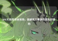 DNF大地哥布林宠物，萌趣实力兼具的冒险好搭档