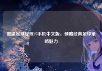 重温足球经理97手机中文版，领略经典足球策略魅力