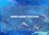 揭秘屠夫躲猫猫下载背后真相