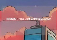 深度解析，PUBG 6.11更新中的革新与挑战