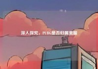 深入探究，PUBG是否归属美服