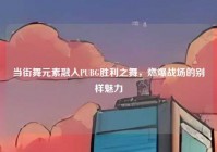 当街舞元素融入PUBG胜利之舞,燃爆战场的别样魅力