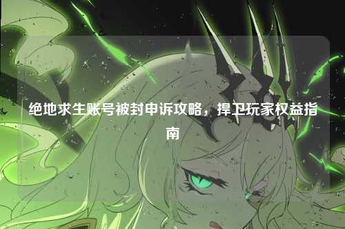 绝地求生账号被封申诉攻略,捍卫玩家权益指南